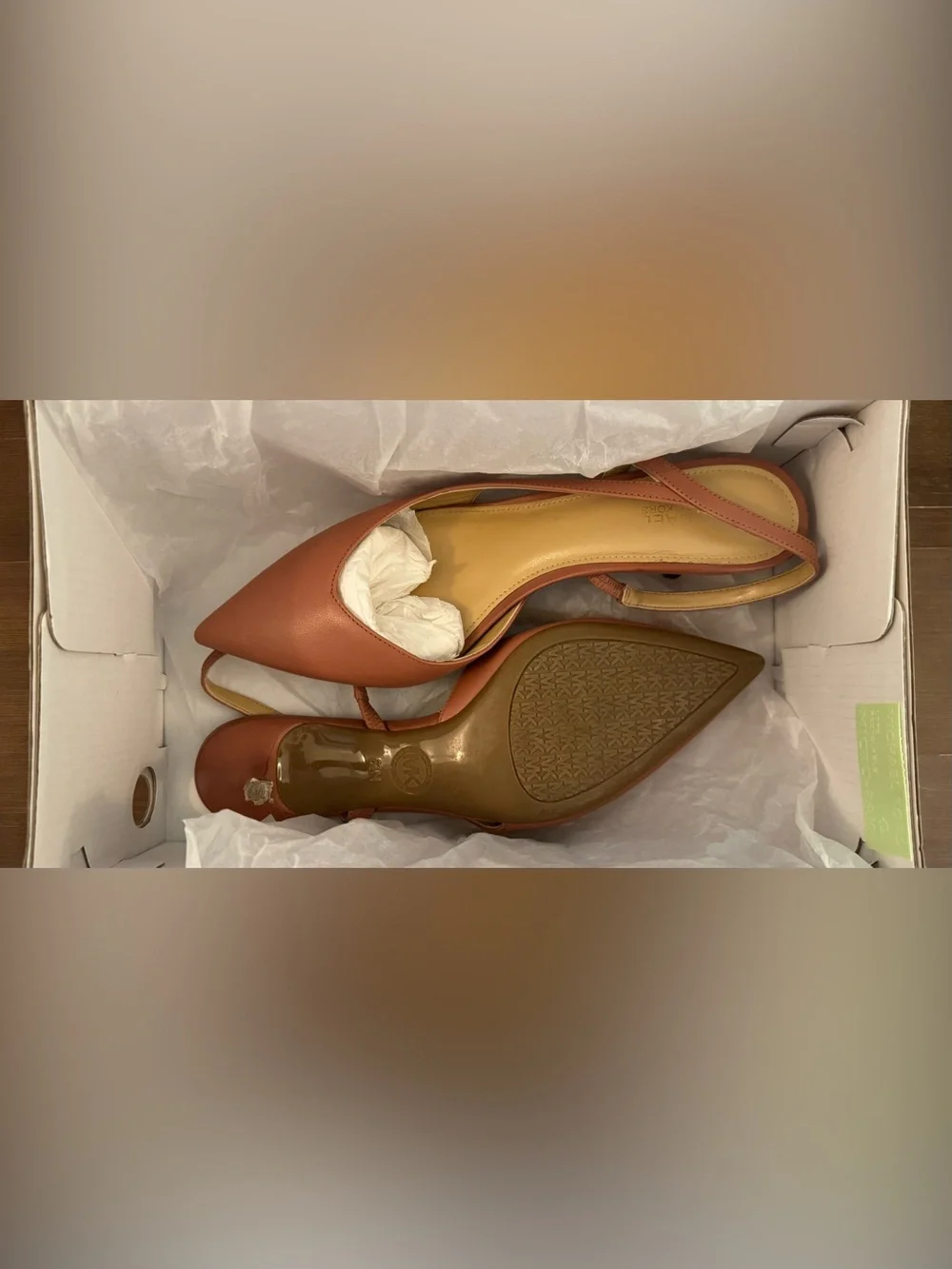 Michael Kors Pointed Slingback Mules in Dusty Pink
